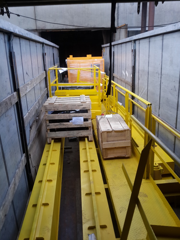 отгрузка крана опорного управление из кабины